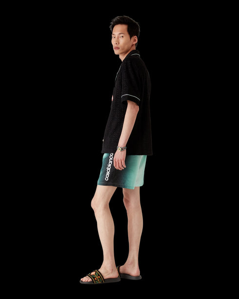 CASABLANCA Jacquard Printed Swim Shorts Mens Apparel